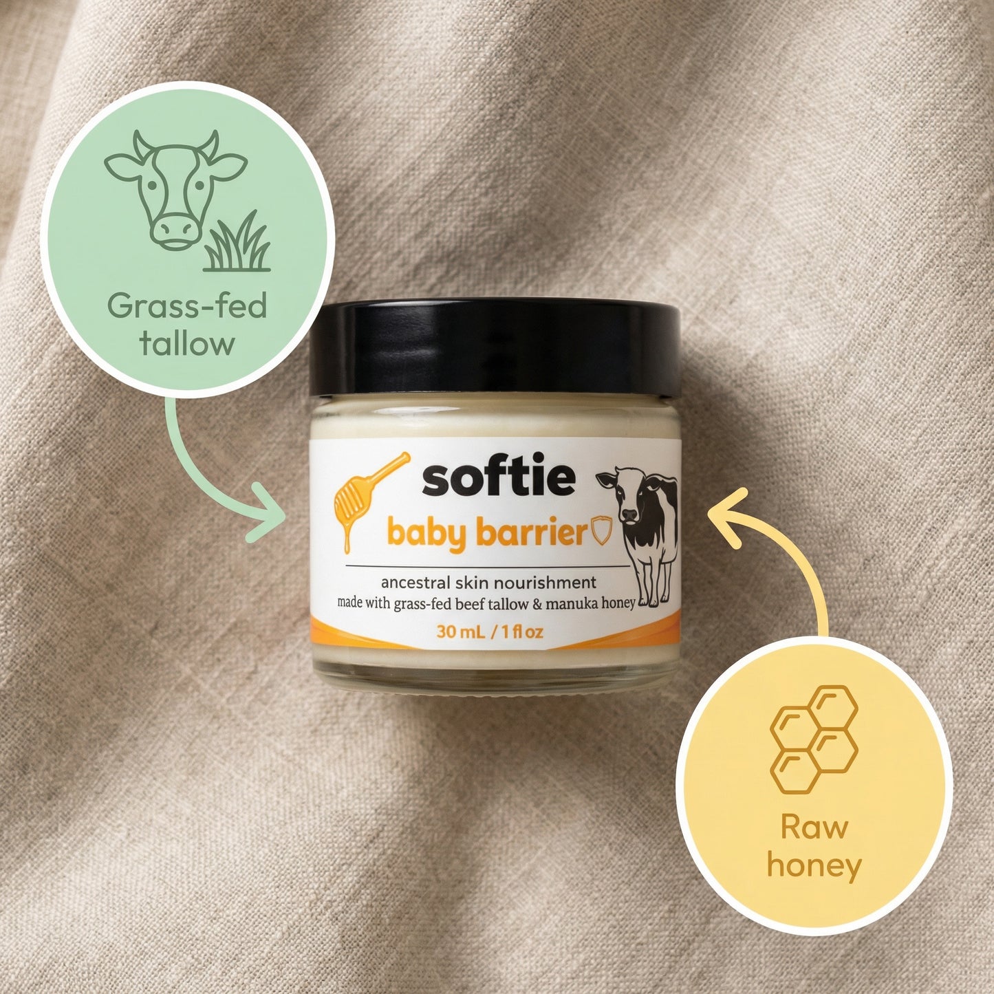 Tallow & Honey Baby Barrier by Softie