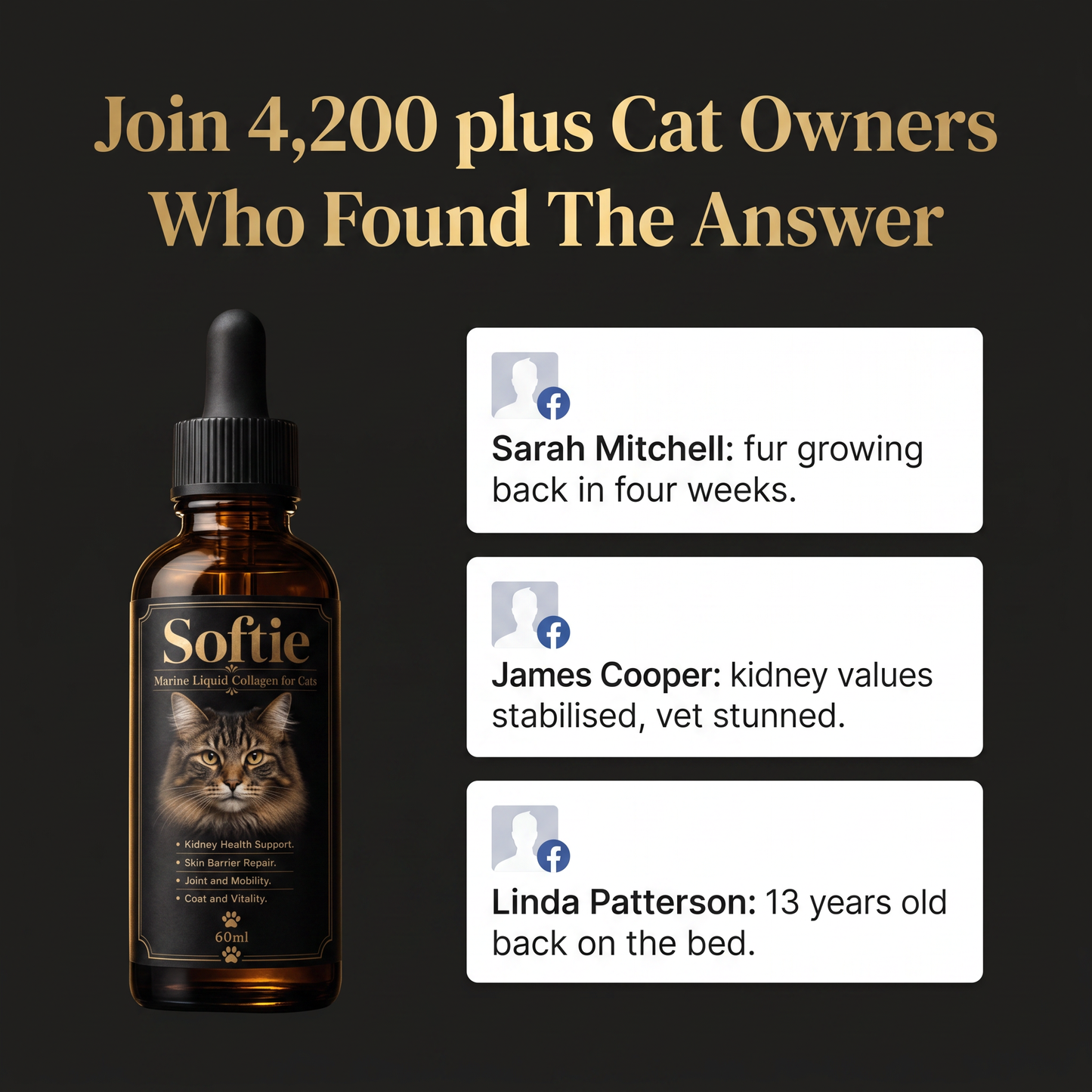 Softie™ Marine Sourced Liquid Collagen for Cats