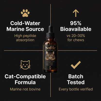 Softie™ Marine Collagen Drops for Cats