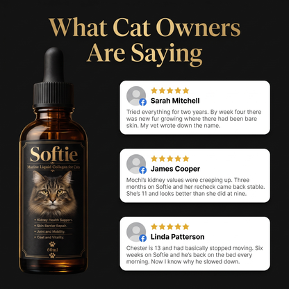 Softie™ Marine Collagen Drops for Cats