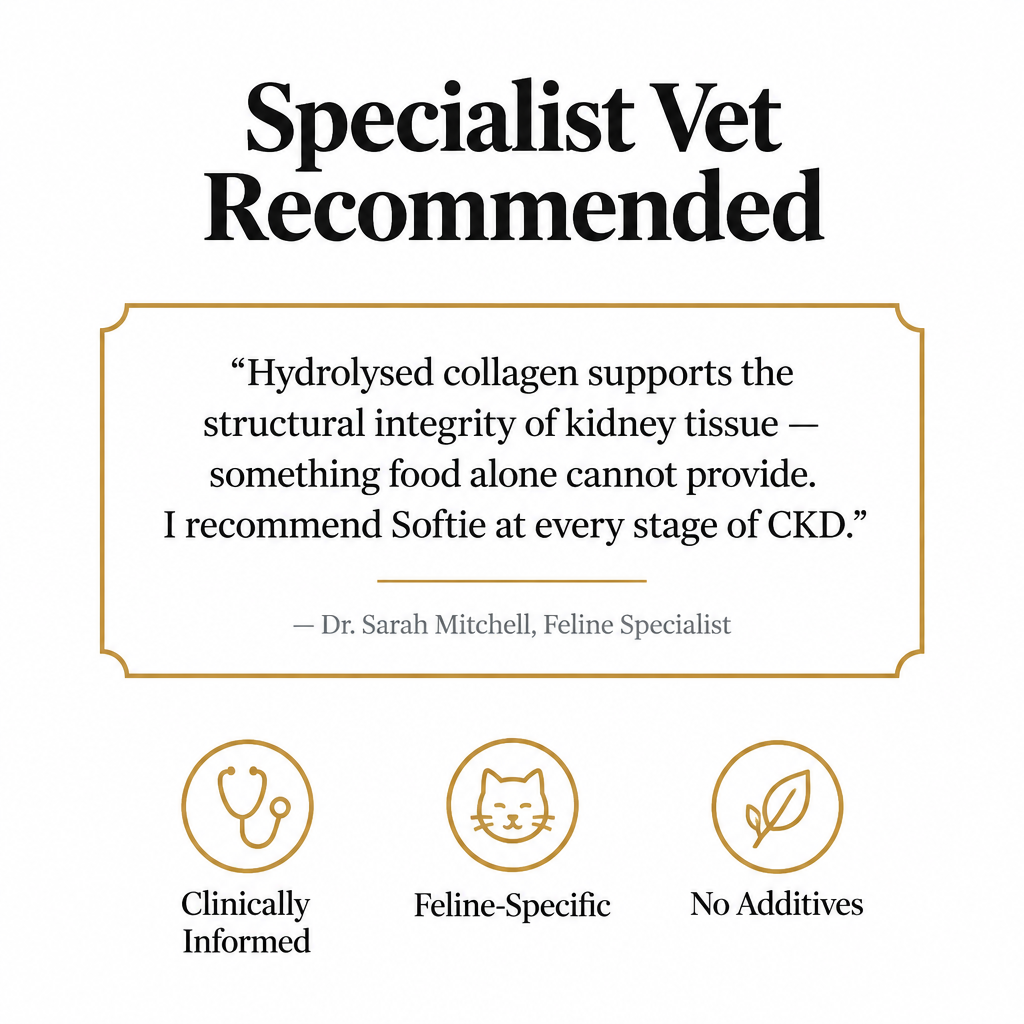 The Structural Protein Most Cat Owners Overlook: Softie™ Marine Collagen for Cats