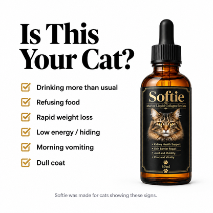 The Structural Protein Most Cat Owners Overlook: Softie™ Marine Collagen for Cats