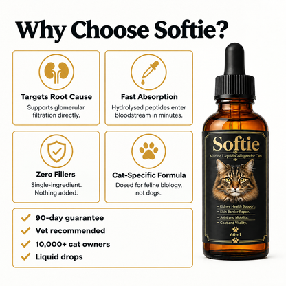 The Structural Protein Most Cat Owners Overlook: Softie™ Marine Collagen for Cats