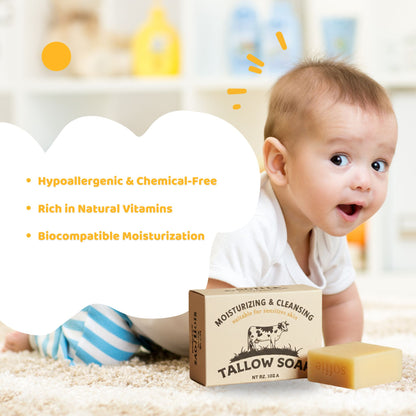 Tallow Bath Soap Bar by Softie